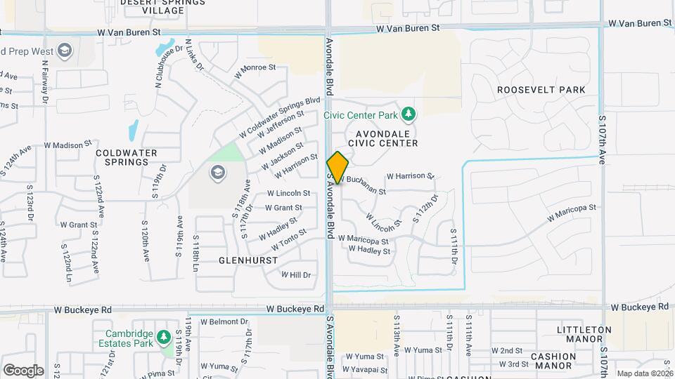 414 S 114th Ave Map and Location Details