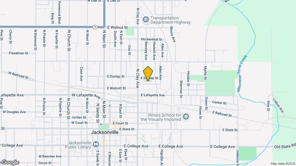 336 E Wolcott St Map and Location Details