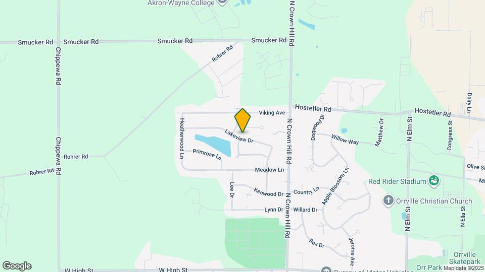 1881 Lakeview Dr Map and Location Details