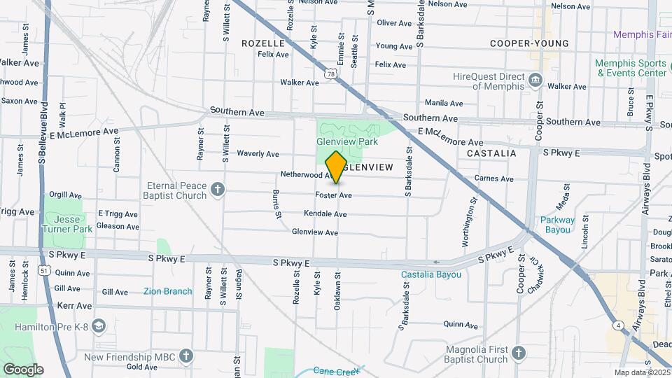 1760 Foster Ave Mapa y Detalles de la Ubicación