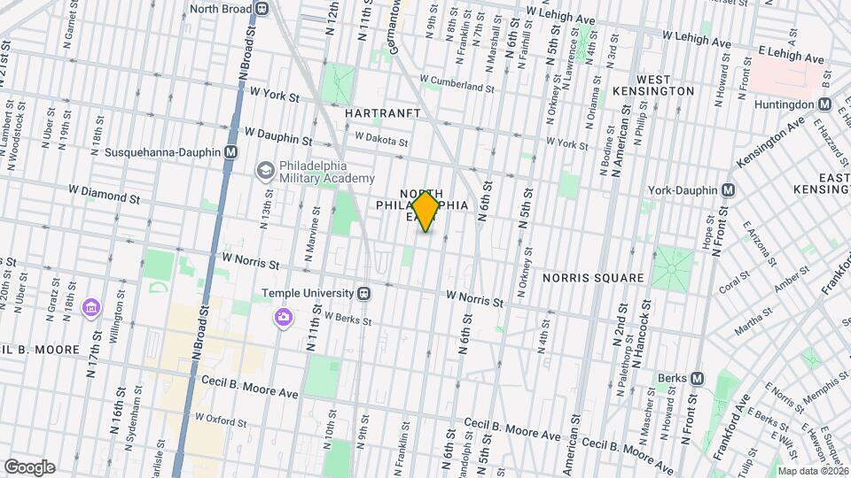 2114 N Franklin St, Unit 1 Map and Location Details