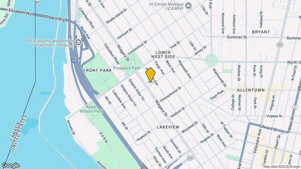181 Jersey St Map and Location Details