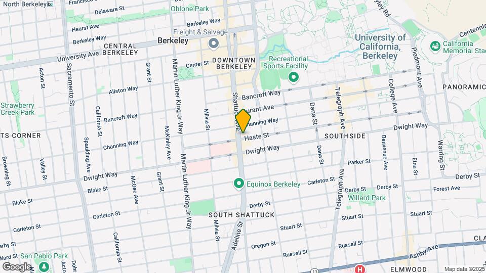 2437 Shattuck Ave. Map and Location Details