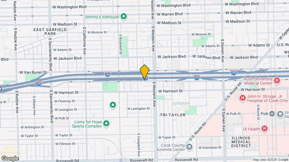 2435 W Congress Pkwy Map and Location Details