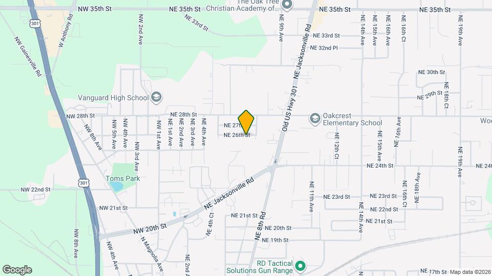 712 NE 26th St Map and Location Details