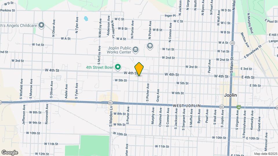 407 S Empire Ave Map and Location Details