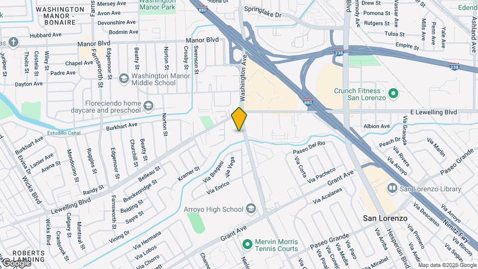 15335 Washington Ave Map and Location Details