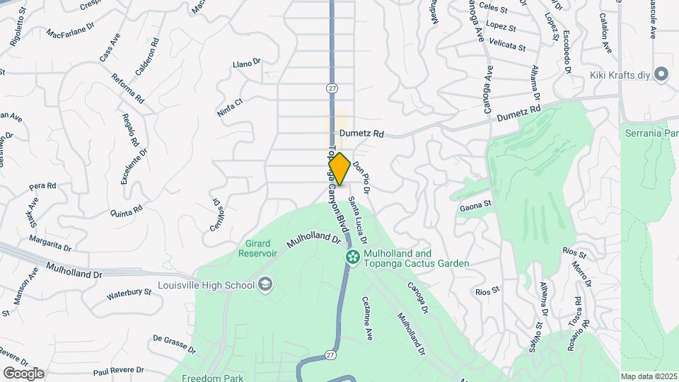 4786 Topanga Canyon Blvd Map and Location Details