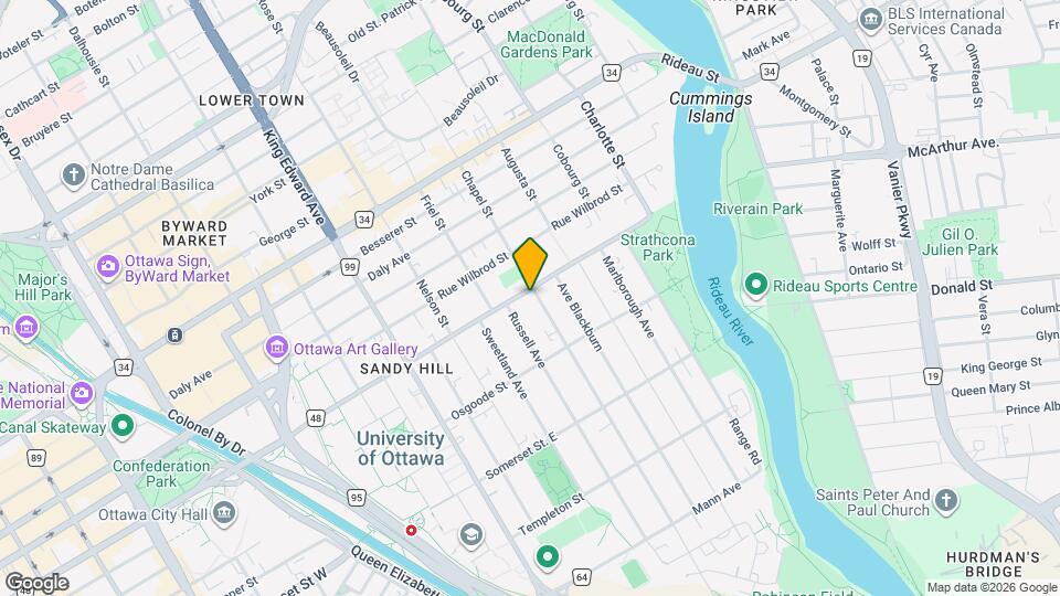 324 Laurier Ave E Map and Location Details