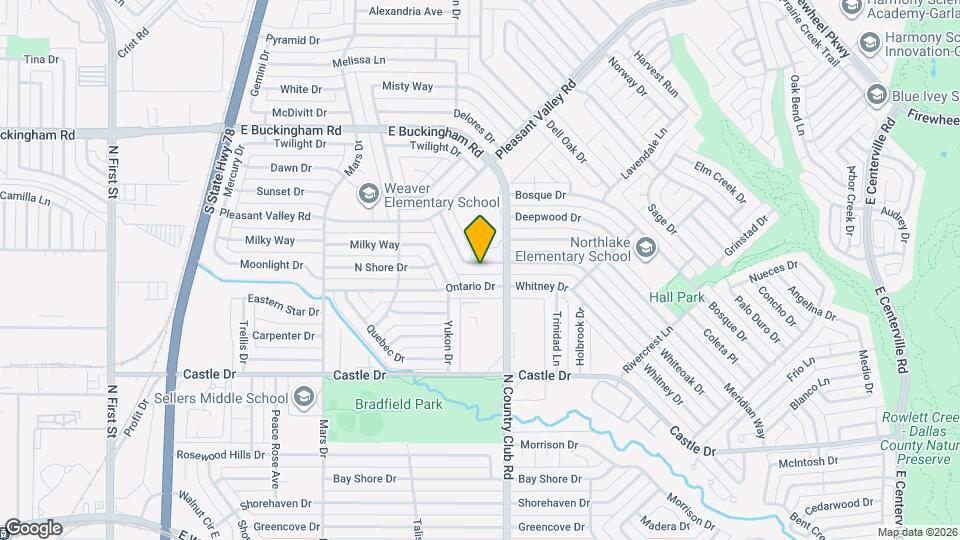 1310 Whiteoak Dr Map and Location Details