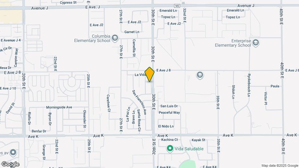 43915 30th St E Mapa y Detalles de la Ubicación