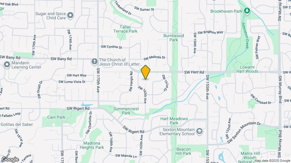 7639 SW Aldrich Ct Map and Location Details