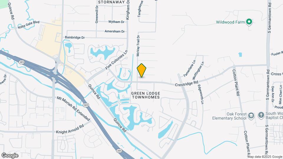 6972 Crestridge Rd Map and Location Details
