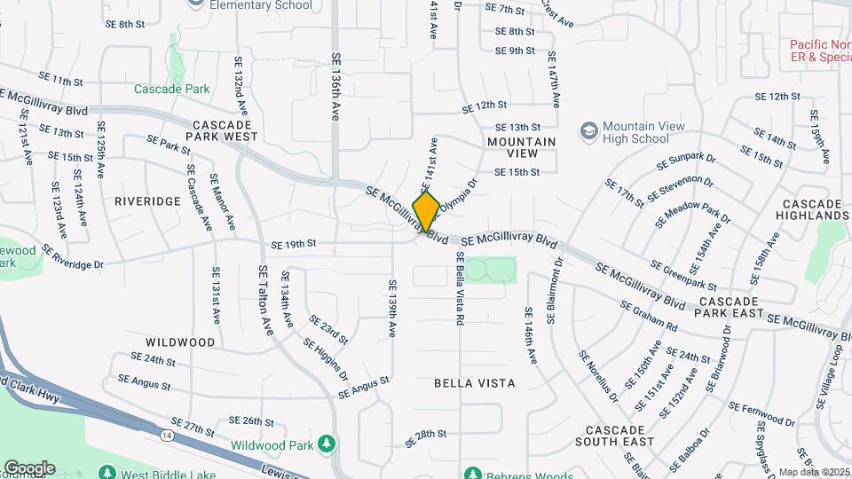 14103 SE McGillivray Blvd Map and Location Details