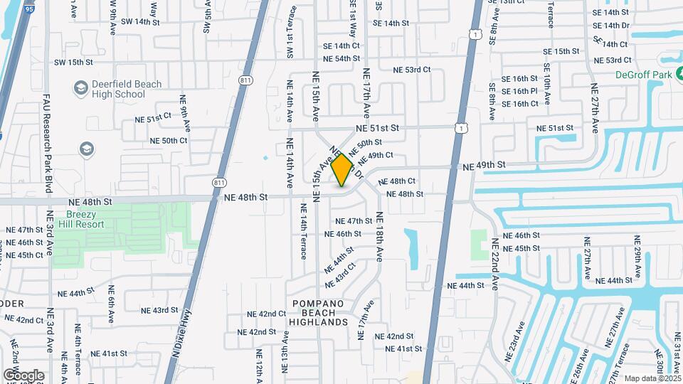 1601 NE 48th St-Unit -N/A Map and Location Details