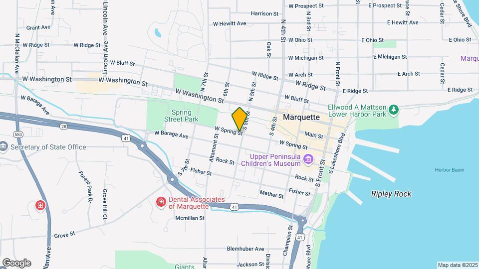 302 S 5th St, Unit 1 Map and Location Details