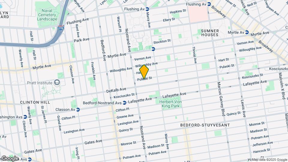 32 Pulaski St Map and Location Details