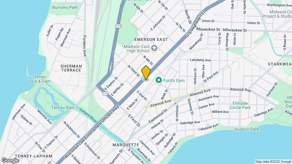 2045 E Washington Ave, Unit 3 Map and Location Details