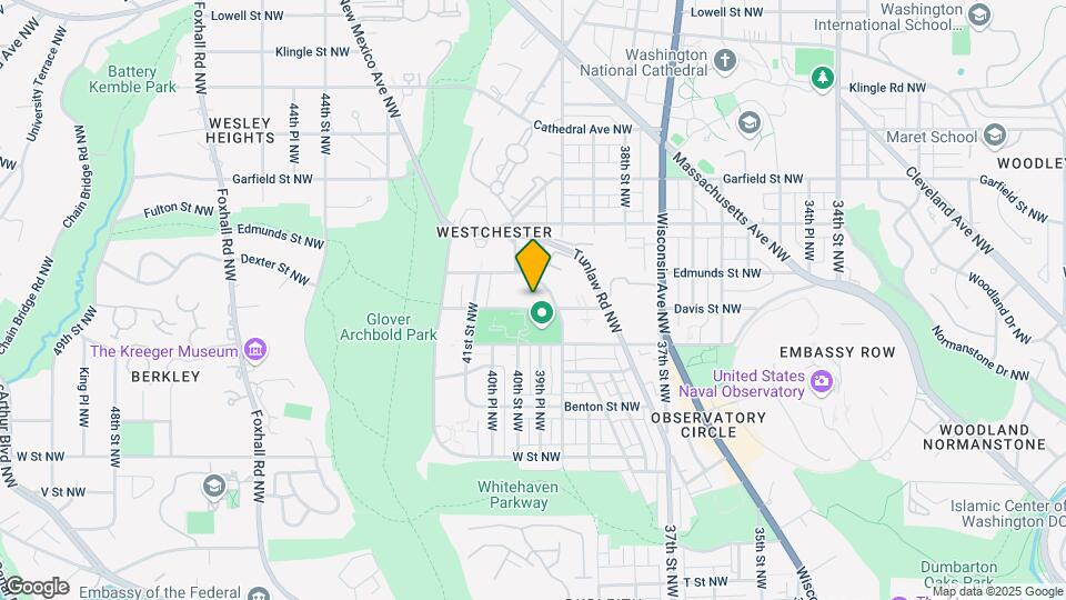 3925 Davis Pl NW Map and Location Details