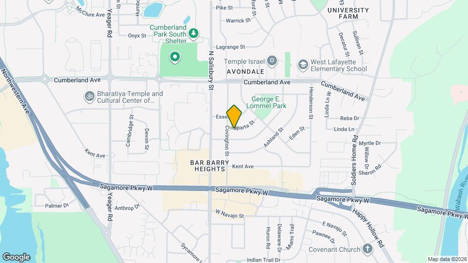 843 Sparta St Map and Location Details