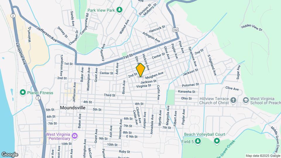 205 Elm Ave, Unit 1 Map and Location Details