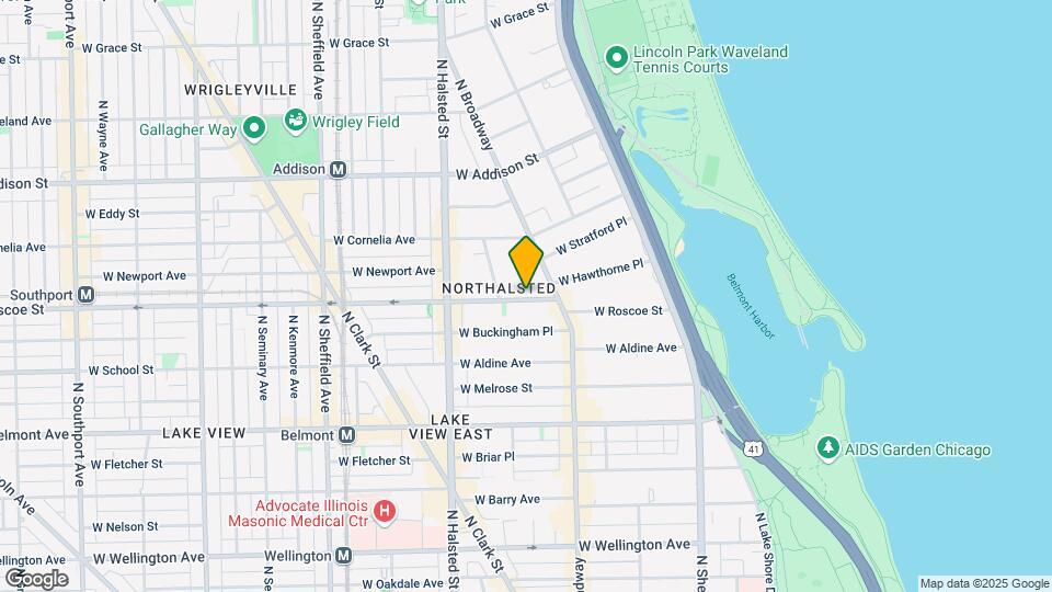 644 W Roscoe St, Unit M09B Mapa y Detalles de la Ubicación