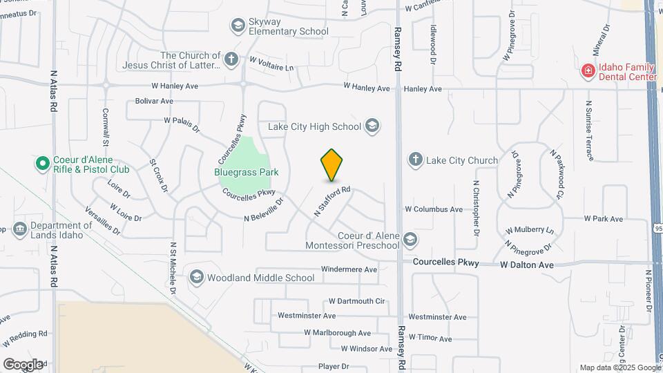 5905 N Stafford Rd Map and Location Details