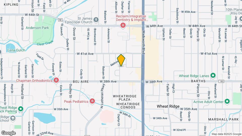 3880 Allison St Map and Location Details