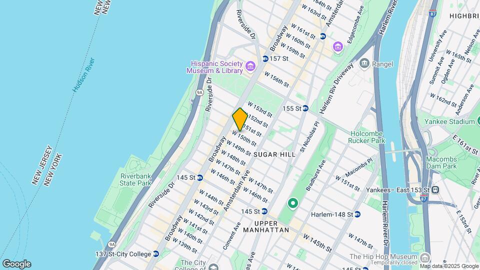 541 W 150th St Map and Location Details