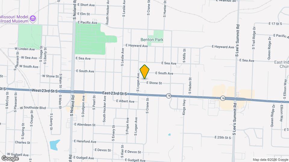 912 E Stone St Map and Location Details