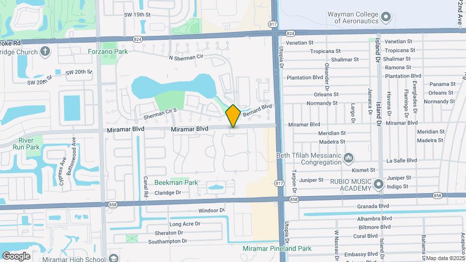 8261 SW 25th Ct Map and Location Details