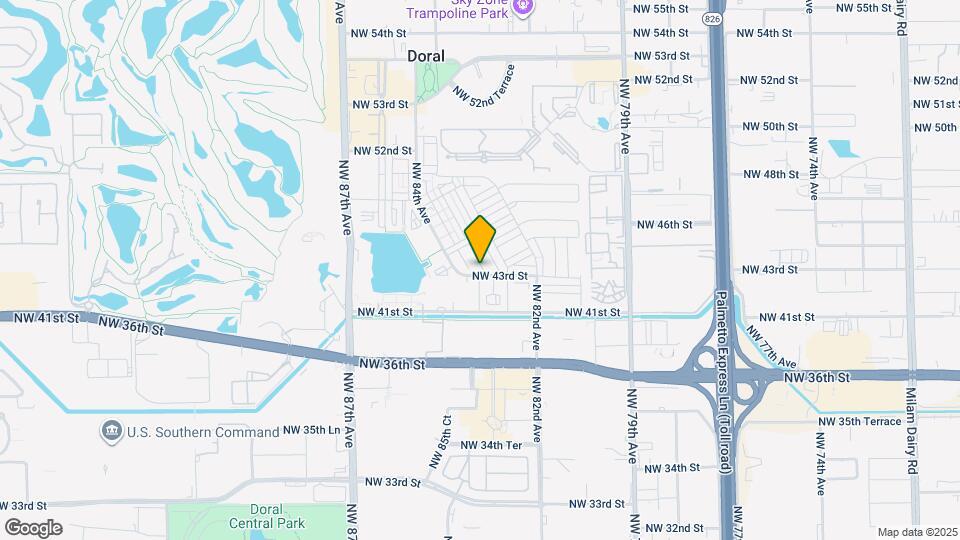 4413 NW 83rd Path Map and Location Details