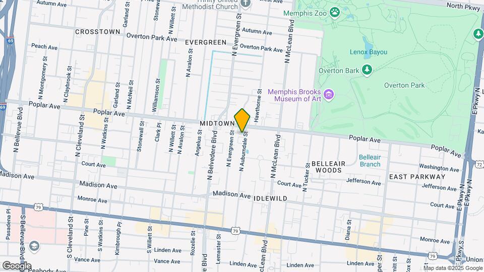 163 N Auburndale St Mapa y Detalles de la Ubicación