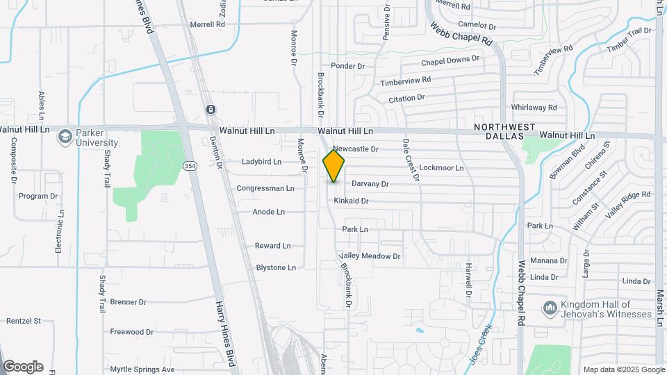 9914 Brockbank Dr Map and Location Details