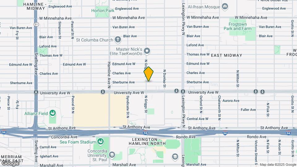 1214 Sherburne Ave Mapa y Detalles de la Ubicación