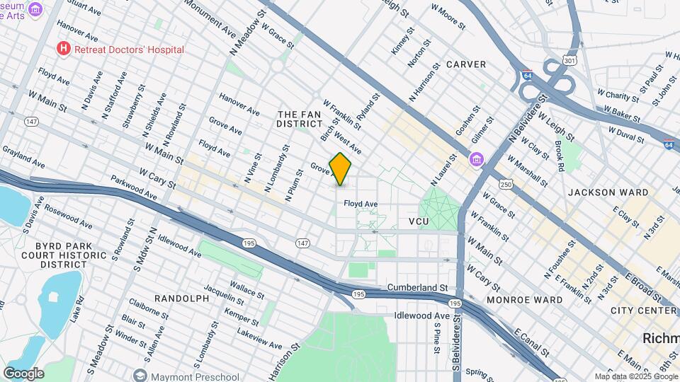 107 N Morris St Map and Location Details