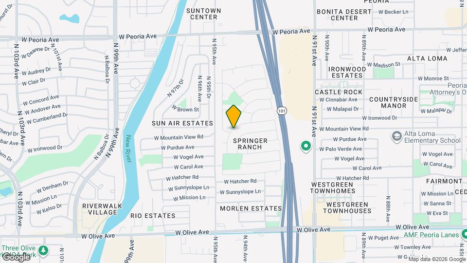 9427 W Ironwood Dr Map and Location Details