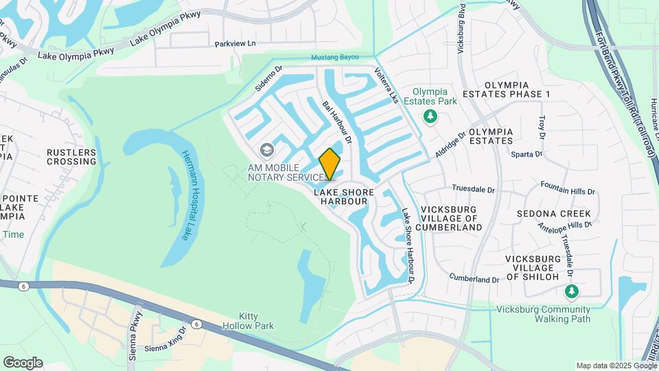 2719 Lake Villa Dr Map and Location Details