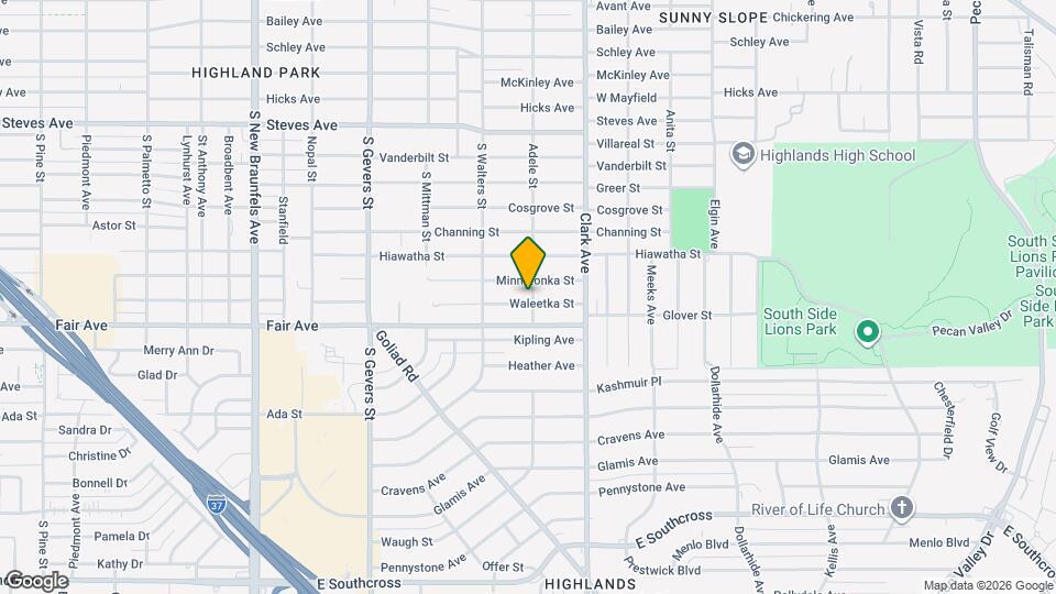 2643 Waleetka St Map and Location Details