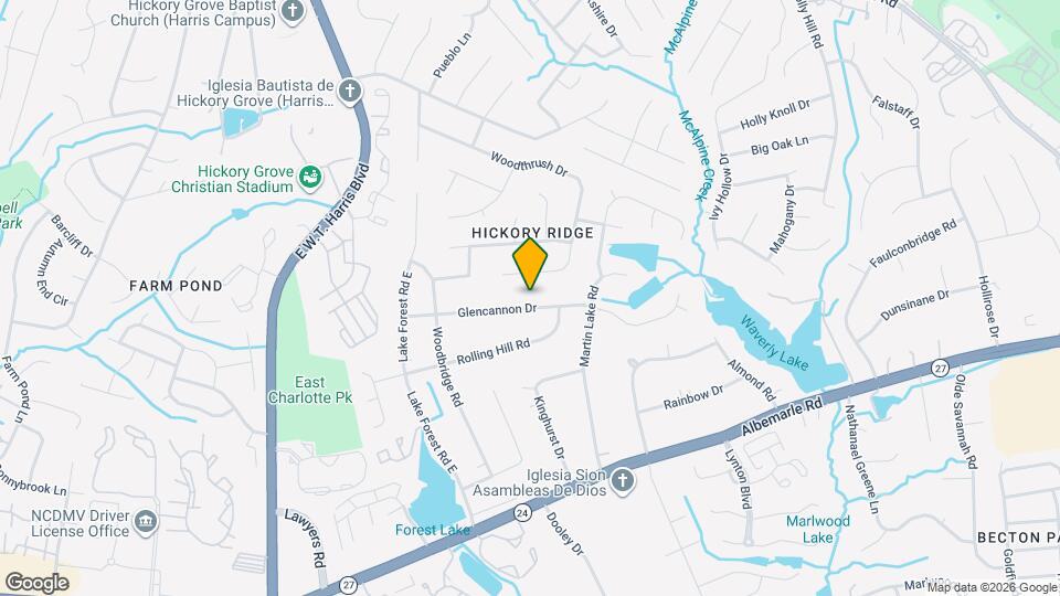 7631 Glencannon Dr Map and Location Details