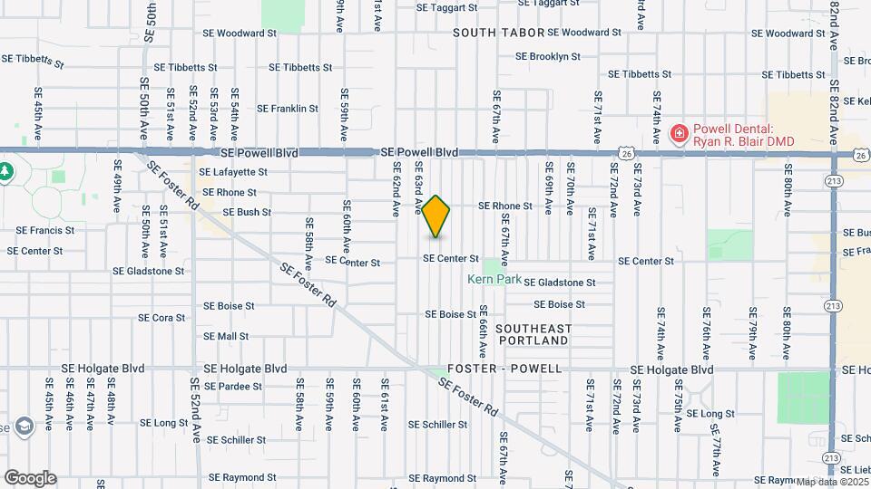 3911 SE 64th Ave Map and Location Details