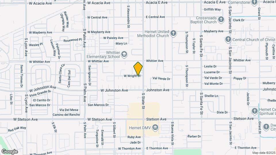 801 S Inez St Map and Location Details