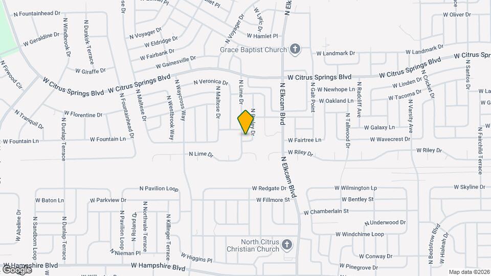 7047 N Lime Dr Map and Location Details