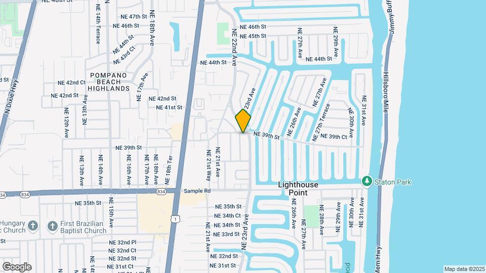 3870 NE 22nd Way, Unit #8 Mapa y Detalles de la Ubicación