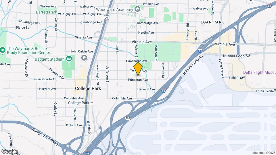 1617 Princeton Ave Mapa y Detalles de la Ubicación