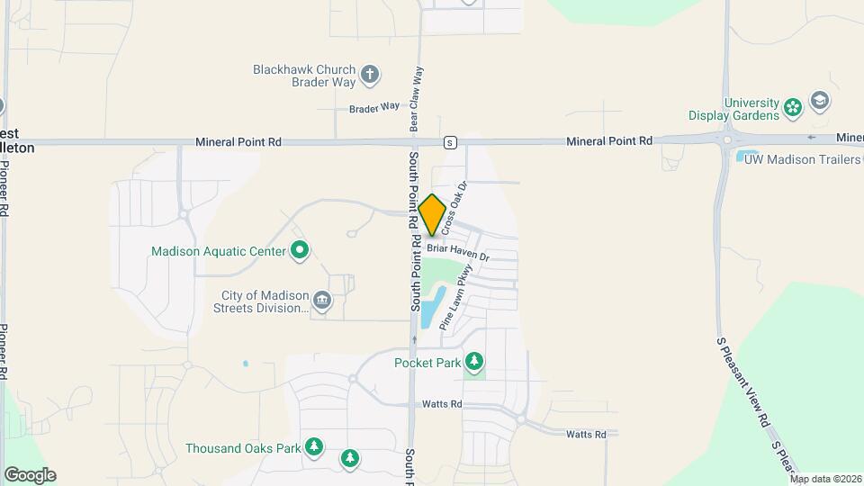 9446 Briar Haven Dr Map and Location Details