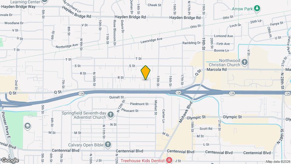 1376 Q St Map and Location Details