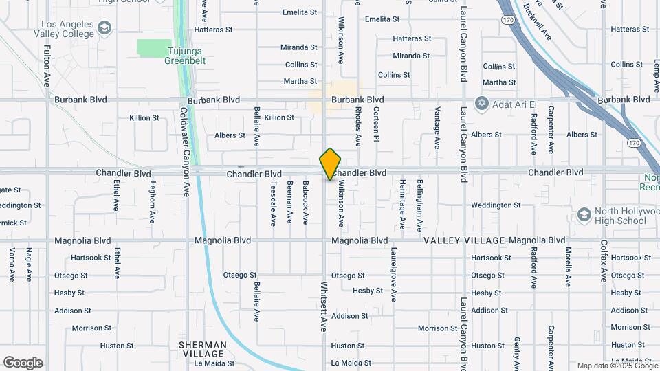 5330 Whitsett Ave Map and Location Details