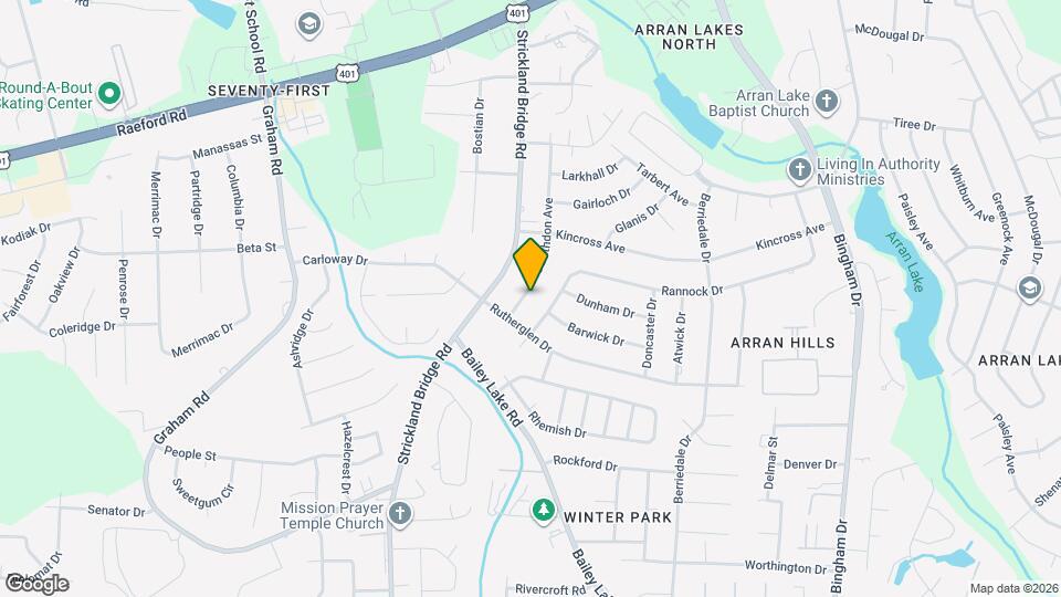 1127 Strathdon Ave Map and Location Details