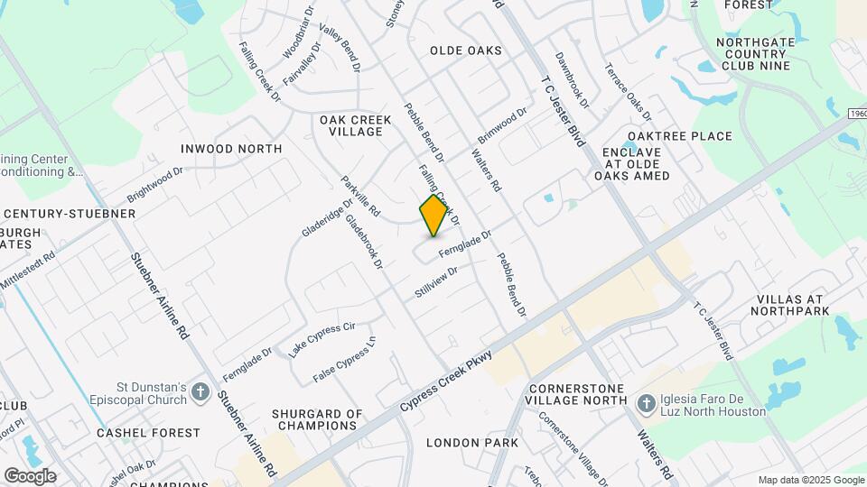 3823 Glenheather Dr Map and Location Details